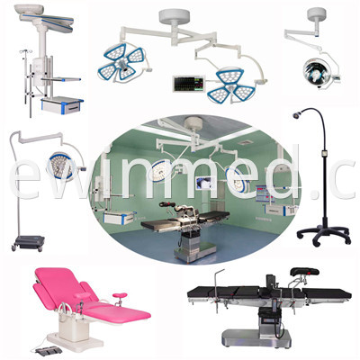 Operating lamp and operating bed